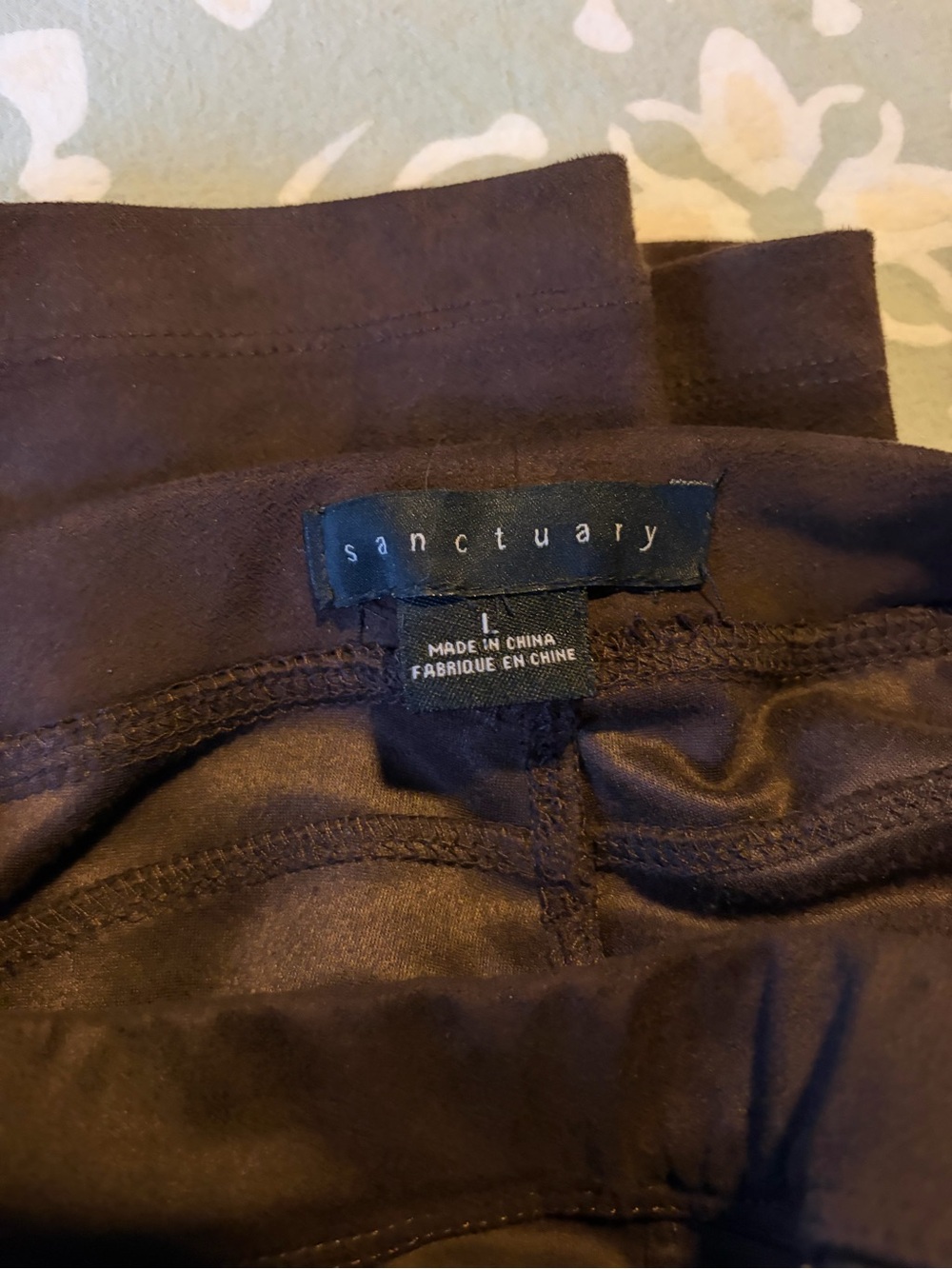 Sanctuary Dark Brown Stretch Leggings